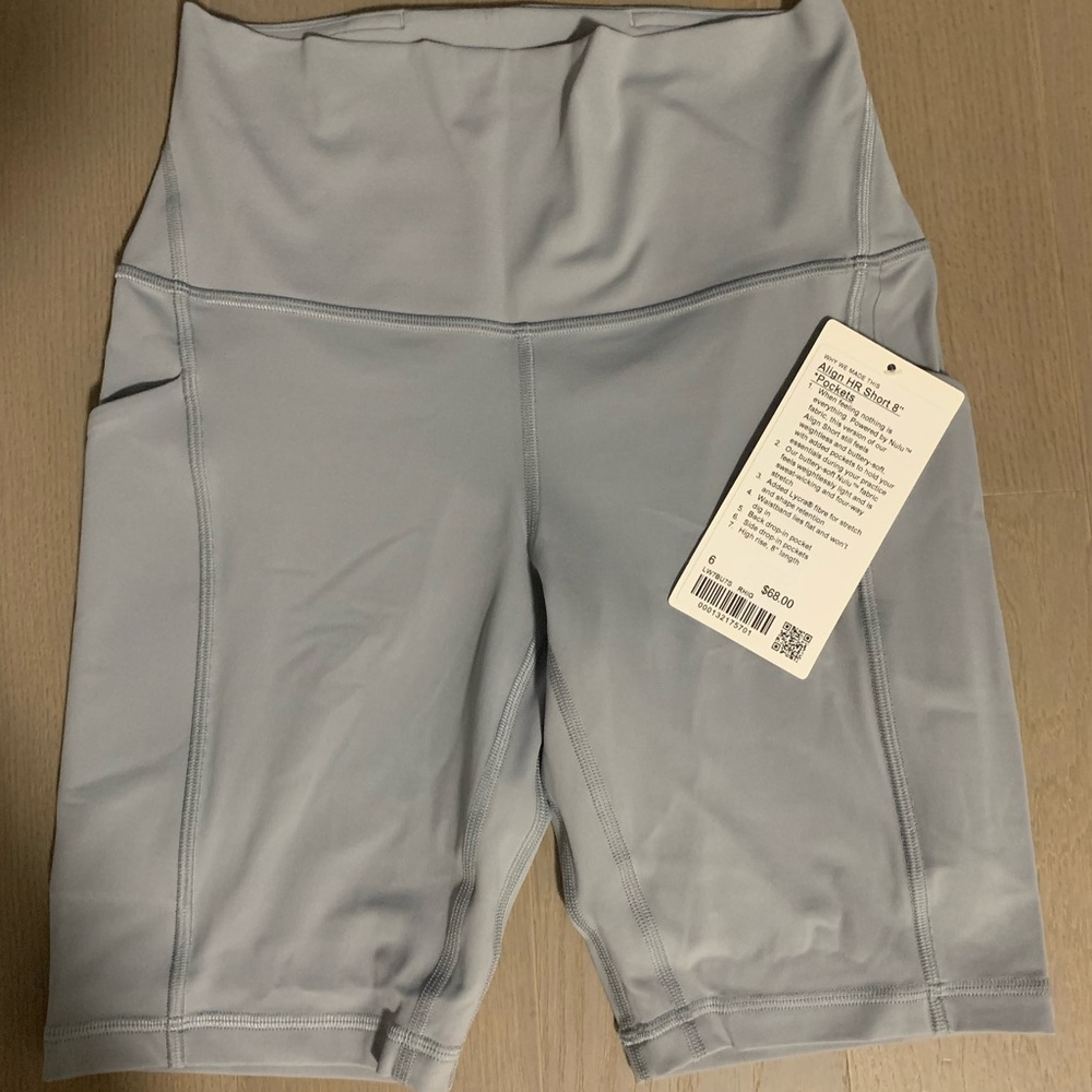 🎀 LULULEMON HR ALIGNS SHORTS w/ POCKETS🎀